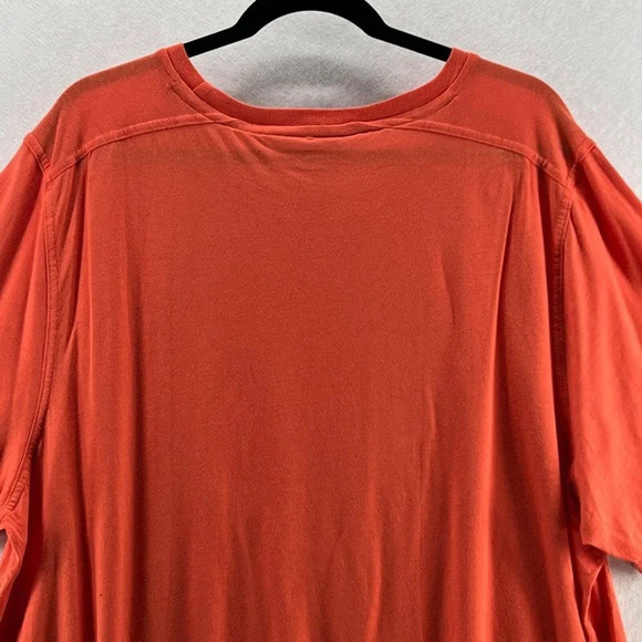Tommy Bahama T-Shirt Men Sz 2XL Crewneck Short Sleeve Jersey Cotton Modal Orange - Picture 5 of 9